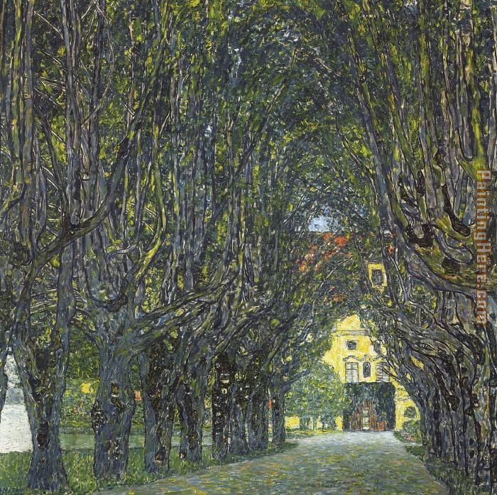 Allee im Park von Schloss Kammer painting - Gustav Klimt Allee im Park von Schloss Kammer art painting